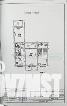 2-к квартира, вторичка, 53м2, 3/5 этаж