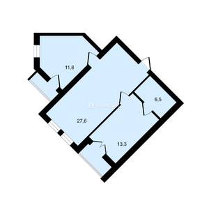 2-к квартира, вторичка, 58м2, 6/11 этаж