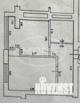 1-к квартира, вторичка, 48м2, 7/9 этаж