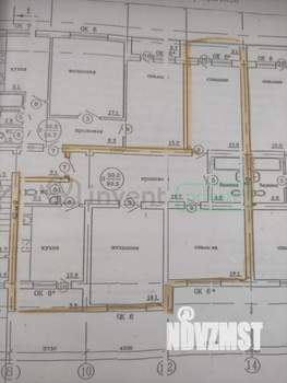 3-к квартира, вторичка, 93м2, 5/6 этаж