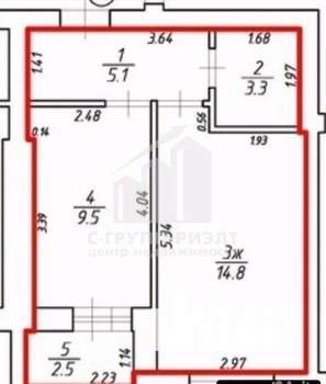 1-к квартира, вторичка, 36м2, 8/8 этаж