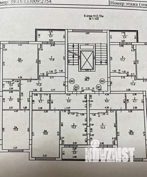 1-к квартира, вторичка, 44м2, 6/9 этаж