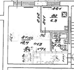 1-к квартира, вторичка, 32м2, 4/5 этаж