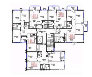 1-к квартира, строящийся дом, 40м2, 6/9 этаж