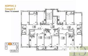 1-к квартира, вторичка, 39м2, 9/9 этаж
