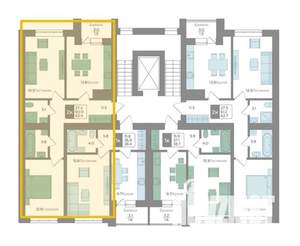 2-к квартира, вторичка, 61м2, 3/9 этаж