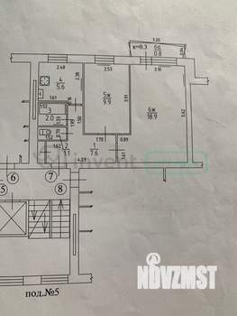 2-к квартира, вторичка, 46м2, 2/9 этаж