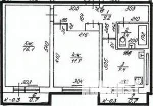 2-к квартира, вторичка, 48м2, 5/5 этаж