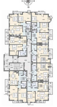 2-к квартира, вторичка, 82м2, 1/7 этаж