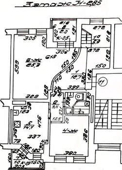 5-к квартира, вторичка, 156м2, 3/4 этаж