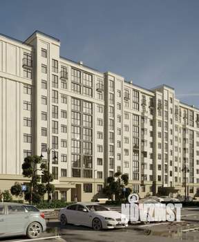 2-к квартира, строящийся дом, 65м2, 2/9 этаж