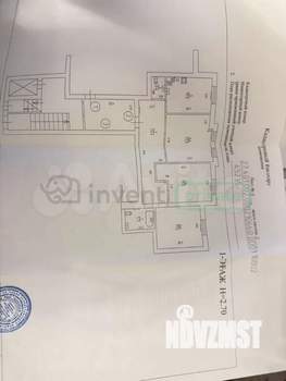 3-к квартира, вторичка, 102м2, 1/4 этаж