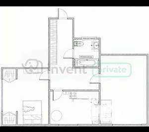 2-к квартира, вторичка, 63м2, 2/9 этаж