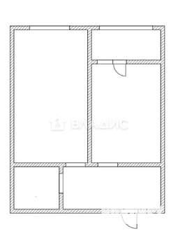 1-к квартира, вторичка, 45м2, 3/9 этаж