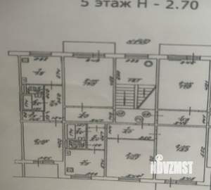 2-к квартира, вторичка, 55м2, 5/5 этаж