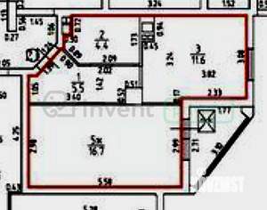 1-к квартира, вторичка, 42м2, 4/25 этаж