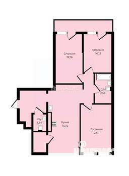 3-к квартира, вторичка, 112м2, 7/10 этаж