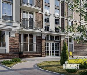 1-к квартира, строящийся дом, 39м2, 3/5 этаж