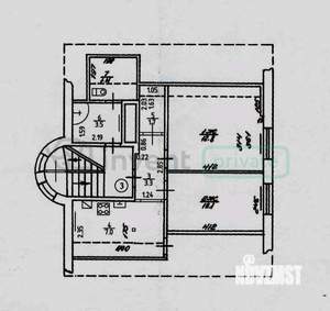 2-к квартира, вторичка, 40м2, 3/3 этаж