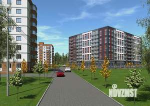 1-к квартира, строящийся дом, 46м2, 7/9 этаж