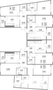 1-к квартира, вторичка, 36м2, 7/10 этаж