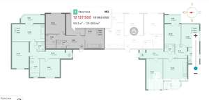 2-к квартира, вторичка, 69м2, 1/4 этаж