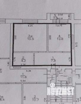 1-к квартира, вторичка, 38м2, 3/5 этаж