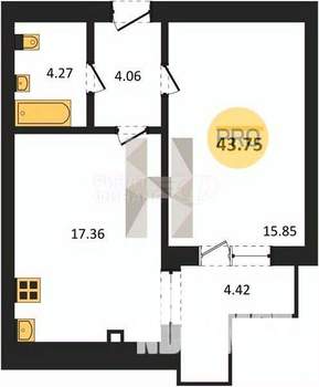 3-к квартира, вторичка, 82м2, 10/10 этаж