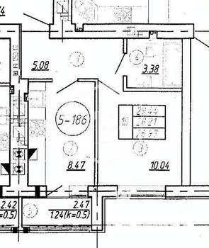 1-к квартира, вторичка, 30м2, 3/10 этаж