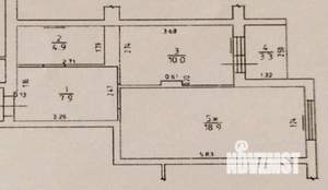 1-к квартира, вторичка, 42м2, 7/17 этаж