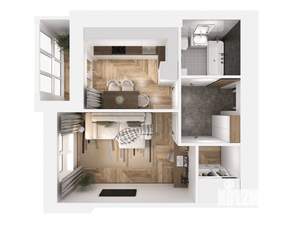 1-к квартира, вторичка, 37м2, 2/10 этаж