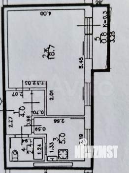 1-к квартира, вторичка, 31м2, 3/5 этаж