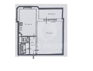 1-к квартира, вторичка, 34м2, 2/5 этаж