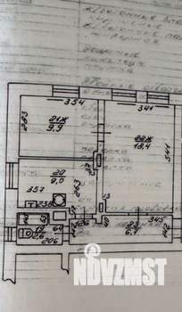 2-к квартира, вторичка, 47м2, 1/2 этаж