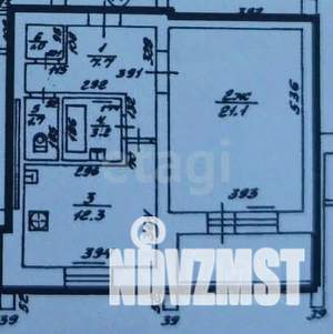 1-к квартира, вторичка, 47м2, 5/5 этаж