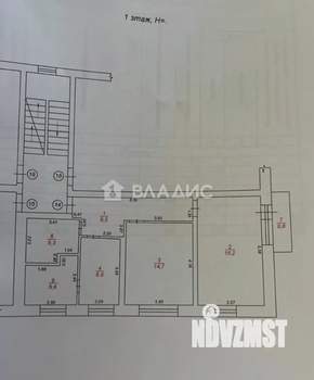 2-к квартира, вторичка, 61м2, 4/5 этаж