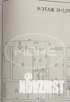 3-к квартира, вторичка, 76м2, 9/14 этаж