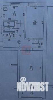 2-к квартира, вторичка, 51м2, 3/5 этаж