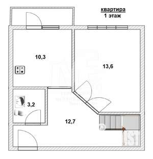3-к квартира, вторичка, 92м2, 5/6 этаж