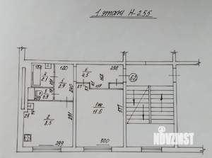 1-к квартира, вторичка, 31м2, 1/5 этаж