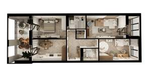 3-к квартира, вторичка, 88м2, 2/7 этаж