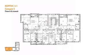 2-к квартира, вторичка, 67м2, 7/9 этаж