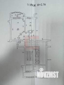 1-к квартира, вторичка, 45м2, 7/16 этаж