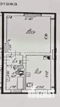1-к квартира, вторичка, 39м2, 3/3 этаж