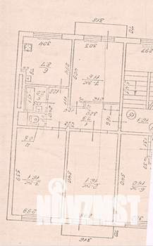 3-к квартира, вторичка, 68м2, 5/5 этаж