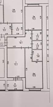 2-к квартира, вторичка, 75м2, 6/9 этаж