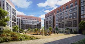 3-к квартира, строящийся дом, 75м2, 6/8 этаж