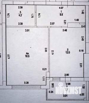 1-к квартира, вторичка, 44м2, 10/16 этаж