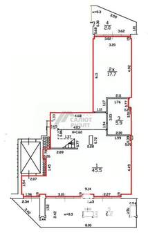 5-к квартира, вторичка, 201м2, 9/11 этаж