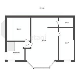 5-к квартира, вторичка, 199м2, 2/2 этаж